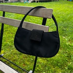 Vintage Nicole Miller New York beaded baguette bag